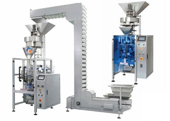 W pełni automatyczna maszyna do pakowania granulatu cukru / fasoli 500g
